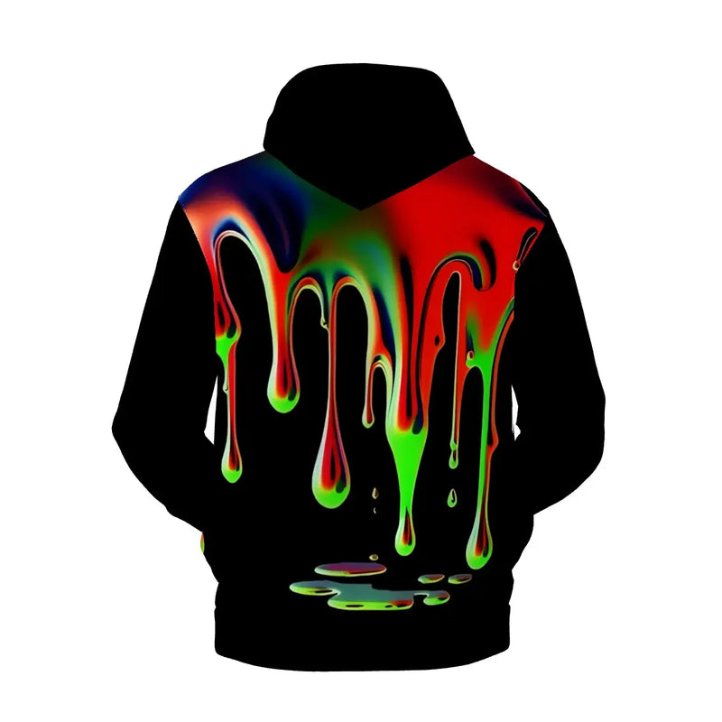 Mens Hoodie | Rainbow Melt