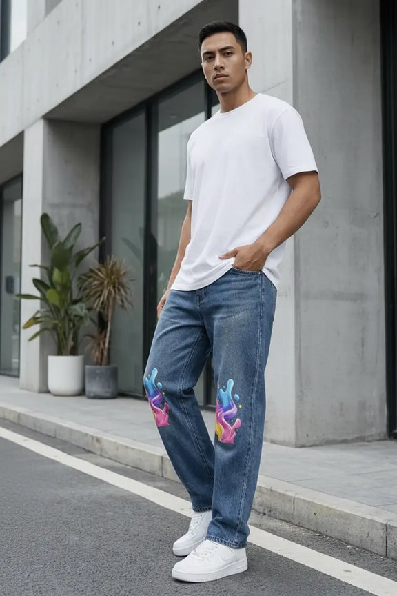 Leaning lifestyle photo