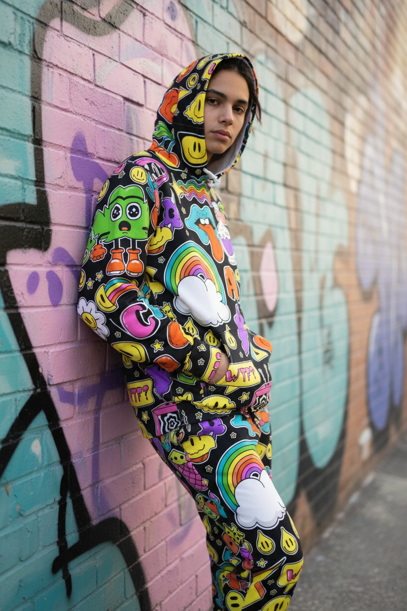 Wildly High Set - Graffiti Wall